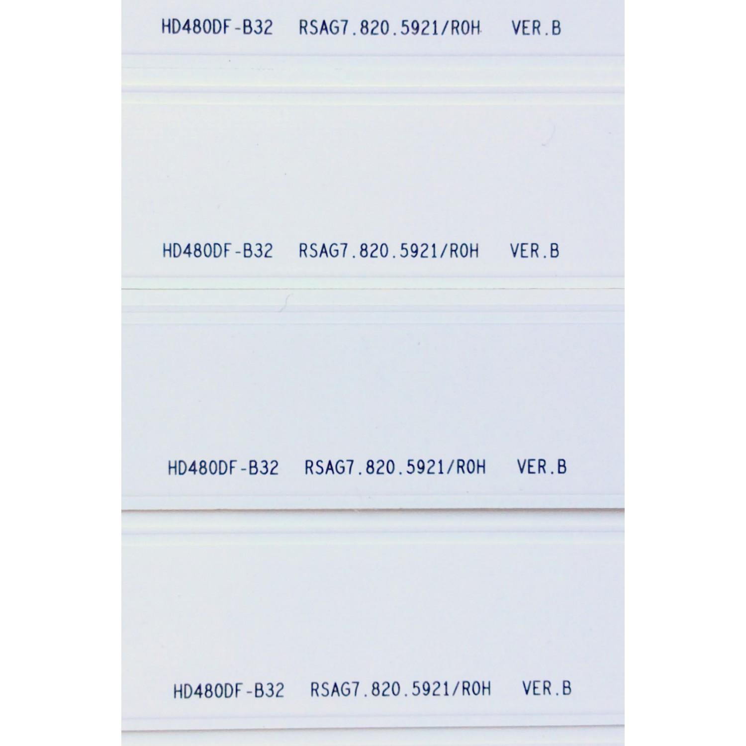 KIT DE LED'S PARA TV HISENSE ((10 PIEZAS)) / NUMERO DE PARTE HD480DF-B32 / CQC13134095636 / RSAG7.820.5921/ROH VER.D / PANEL HD480DF-B32\S2\GM\BBY\ROHS / MODELO NS-48D420NA16 - Imagen 3